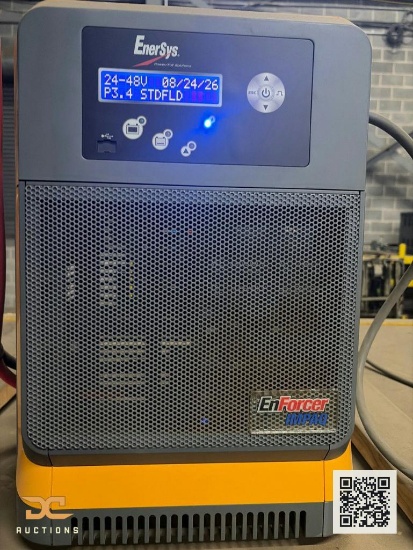 (1) EnerSys EnForcer IMPAQ Industrial Battery Charger | 24-48V Multi-Voltage