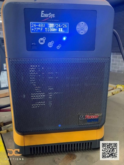 (1) EnerSys EnForcer MPXE Industrial Battery Charger | 24-48V Auto-Ranging, Active Display