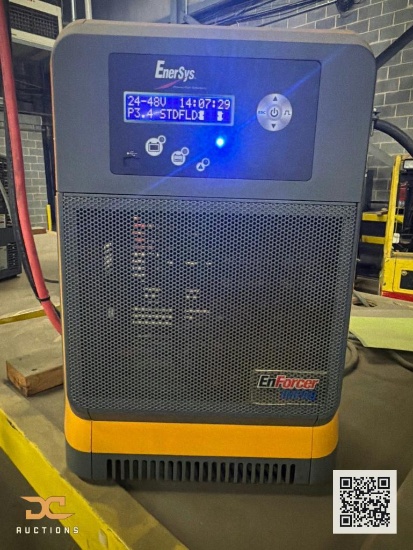 (1) EnerSys EnForcer MPAQ Industrial Battery Charger | 24-48V Auto-Ranging