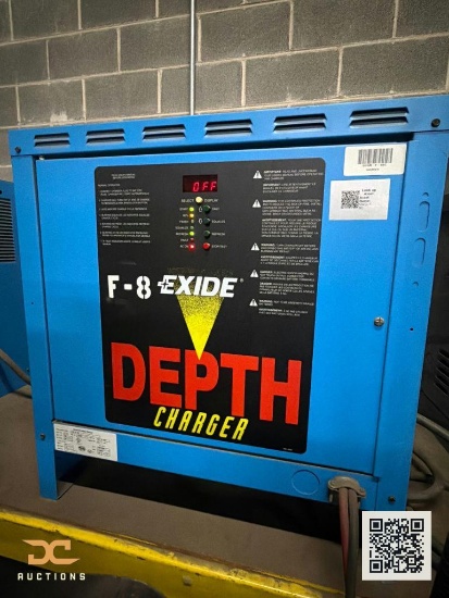 (1) Exide F-8 Depth Charger | Industrial Forklift Battery Charger