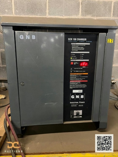 (1) GNB SCR 100 Industrial Power Battery Charger | Intelligent Power System