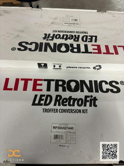 (31) Litetronics LED RetroFit Troffer Conversion Kit | Part# RF50UQT440 (50W, 2x4, 4000K)