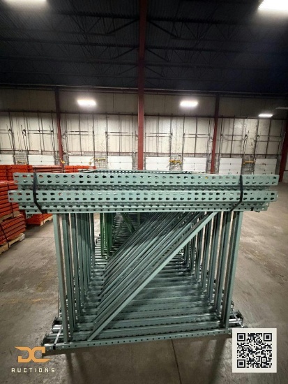 (35) Teardrop Upright Frames | 48" x 6' | Green