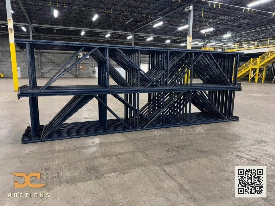 (30) Teardrop Upright Frames | 42" x 20' | Blue