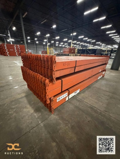 (90) Teardrop Beams | 96" x 3 1/2" | Orange
