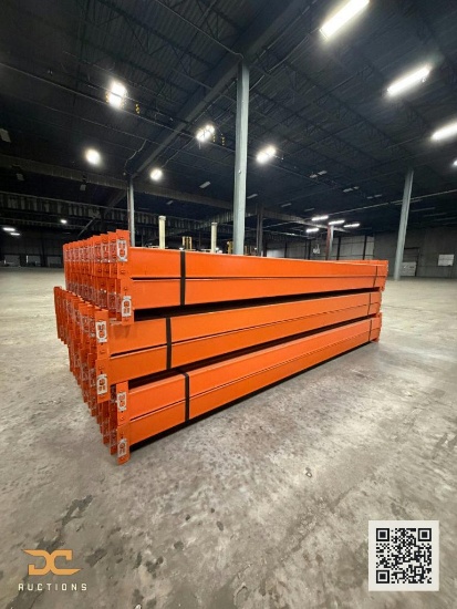 (90) Teardrop Beams | 96" x 4" | Orange
