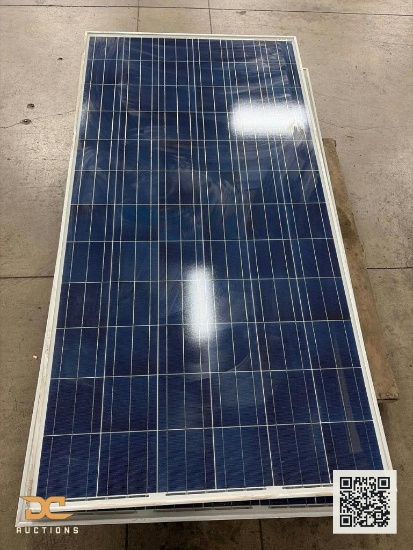 (4) Polycrystalline Solar Panel | Aluminum-Framed PV Module Lot of 4