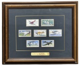 Framed Aircraft Cigarette Cards