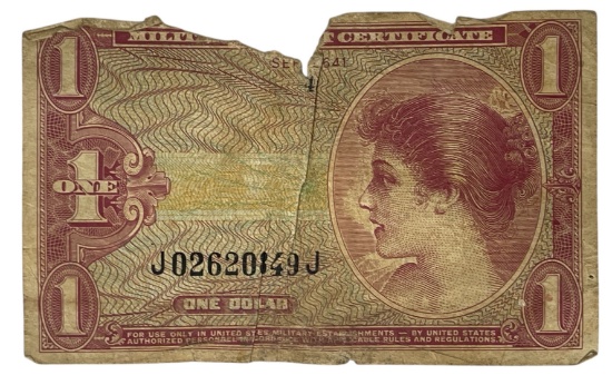 Vintage Military Payment Certificate