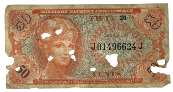 Vintage Military Payment Certificate