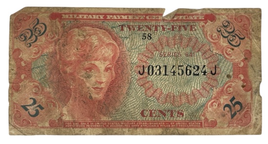 Vintage Military Payment Certificate