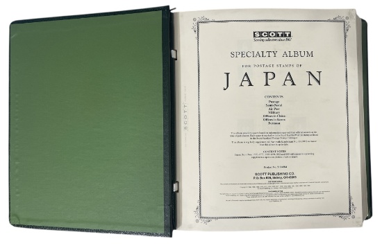 SCOTT Specialty Album for Postage Stamps Of Japan