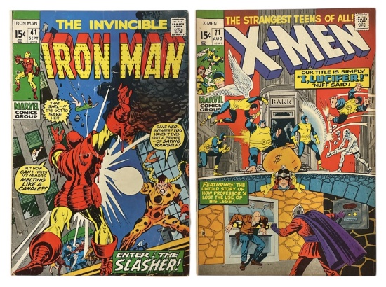 Vintage Marvels Iron Man and X Men | Comic Book Collection