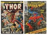 Vintage Marvels The Mighty Thor and Spider Man | Comic Book Collection