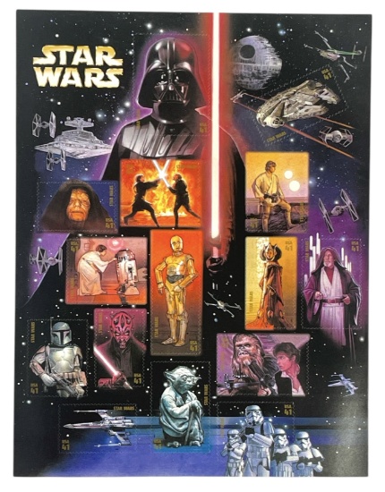 Star Wars US Postal Service Stamps