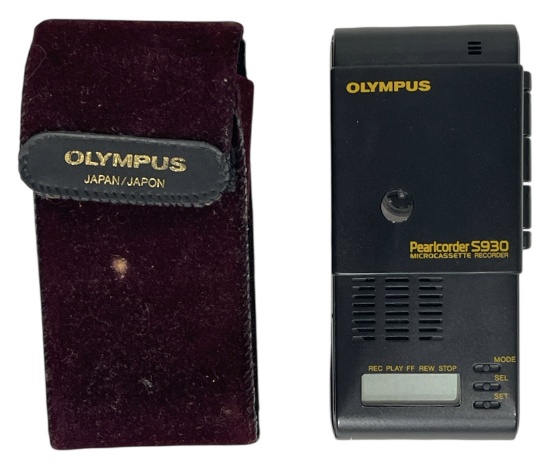 Olympus | Pearlcorder S930 | Microcassette Recorder