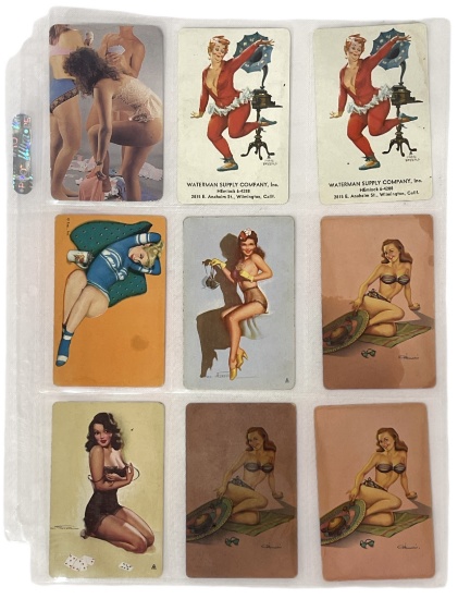 Vintage Pin Up Playing Card Collection