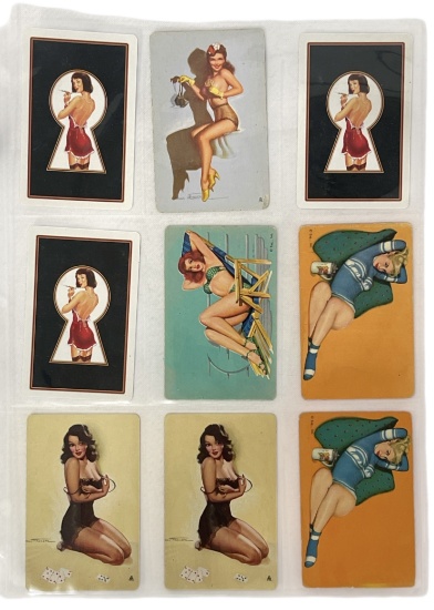 Vintage Pin Up Playing Card Collection