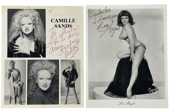 Burlesque Performer Photo and Signature Collection