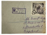 Vintage Envelope With Stamp and Postal Stamp