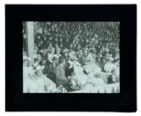 Vintage Glass Photo Slide