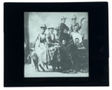Vintage Glass Photo Slide