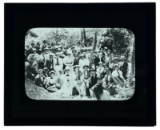 Vintage Glass Photo Slide