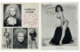 Burlesque Performer Photo and Signature Collection