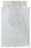 Dior Original Artwork | Fashion Sketch