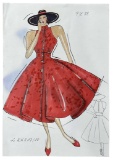Dior Original Artwork | Fashion Sketch