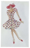 Dior Fashion Sketch | Print