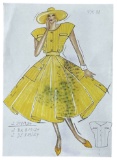 Dior Original Artwork | Fashion Sketch