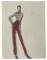 Luxury Fashion Brands | Original Designer Sketch | One of a Kind Artwork