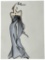 Luxury Fashion Brands | Original Designer Sketch | One of a Kind Artwork