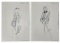 Christian Dior | Original Dior Stamp On Fashion Sketches | Prints