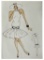 Christian Dior | Original Designer Sketch | One of a Kind Artwork