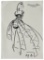 Christian Dior | Original Designer Sketch Signed | One of a Kind Artwork