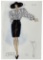 Christian Dior | Original Designer Sketch | One of a Kind Artwork