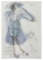 Christian Dior | Original Designer Sketch | One of a Kind Artwork