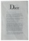 Dior Notes | Prints