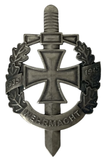 1935 to 1945 Germany Wehrmacht Patriotic Pin Badge