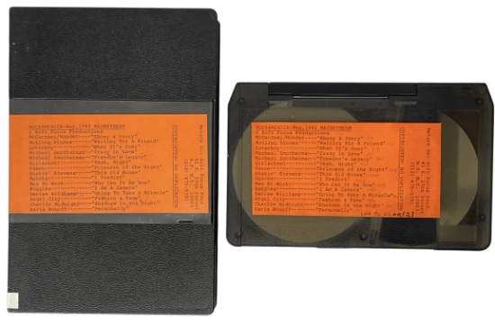 Music Original Compilation Reel VHS
