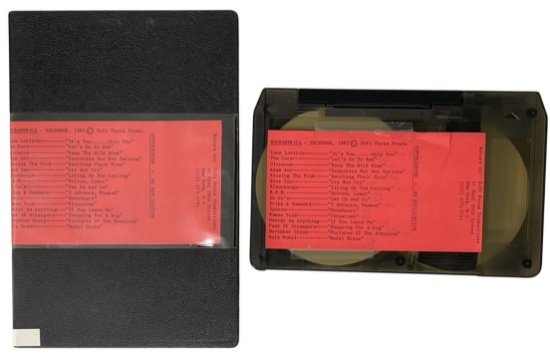 Music Original Compilation Reel VHS