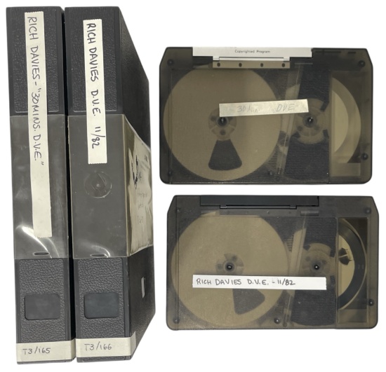 Rich Davies Original Compilation Reel VHSs