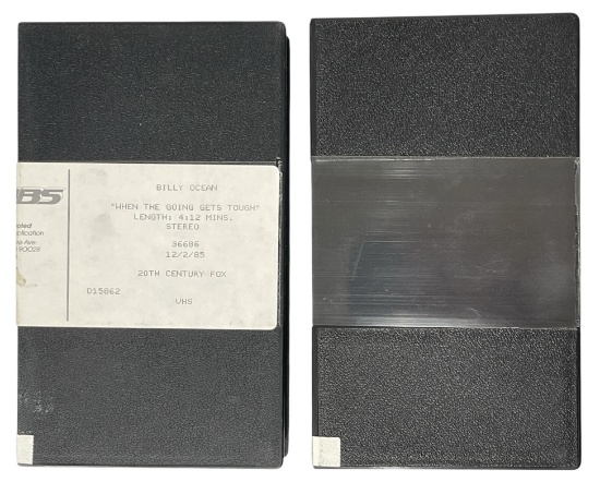 Music Original Compilation Reel VHS