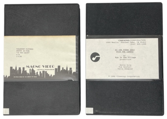 Music Original Compilation Reel VHS