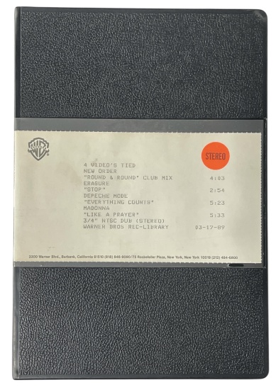 Music Original Compilation Reel VHS
