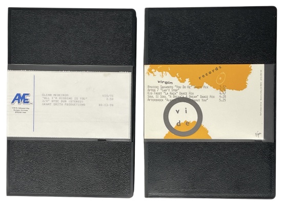 Music Original Compilation Reel VHS