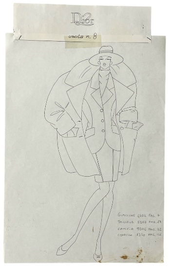 Christian Dior | Handwritten Dior Logo | On Fashion Print