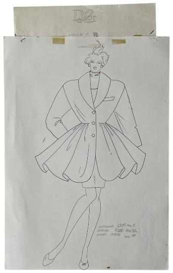Christian Dior | Handwritten Dior Logo | On Fashion Print